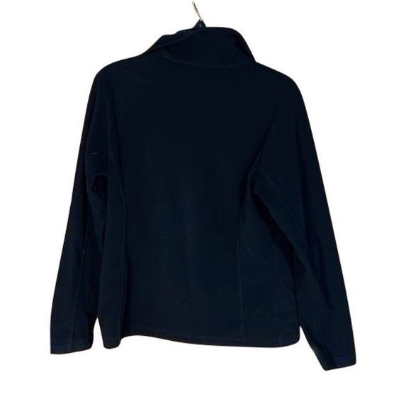 Columbia Women's Medium Full Zip Black Fleece Jacket - Picture 2 of 2